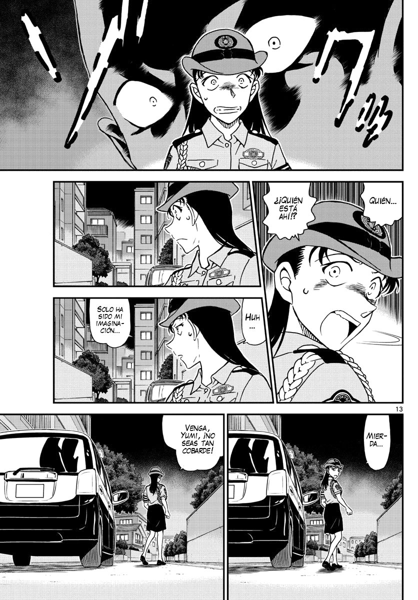 Detective Conan Capitulo 1015: Asesinatos en serie a mujeres policía página 14