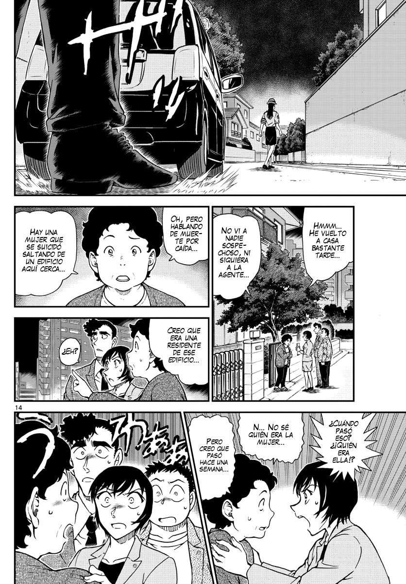Detective Conan Capitulo 1015: Asesinatos en serie a mujeres policía página 15