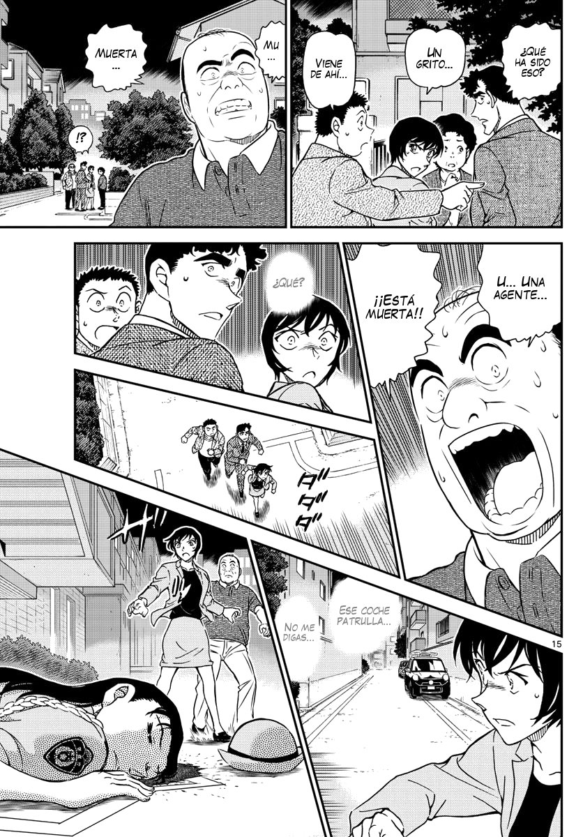 Detective Conan Capitulo 1015: Asesinatos en serie a mujeres policía página 16