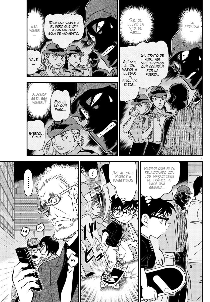 Detective Conan Capitulo 1015: Asesinatos en serie a mujeres policía página 6