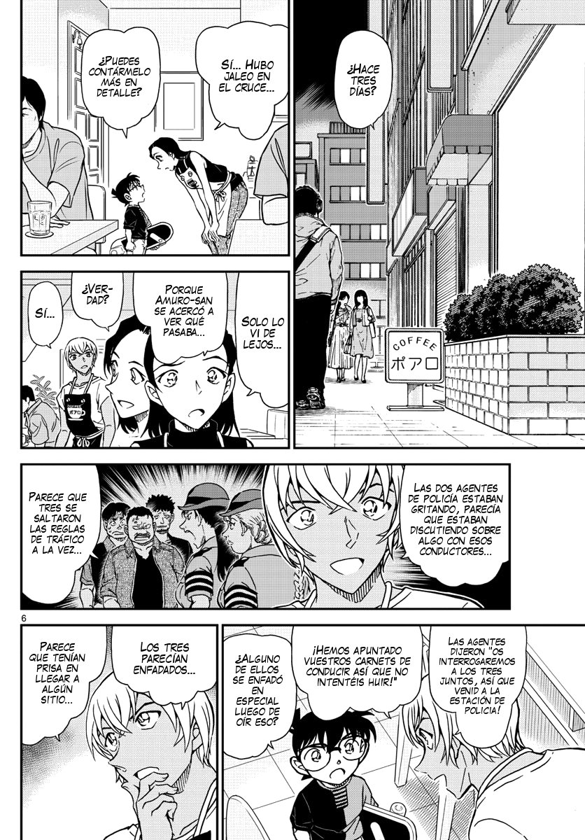 Detective Conan Capitulo 1015: Asesinatos en serie a mujeres policía página 7