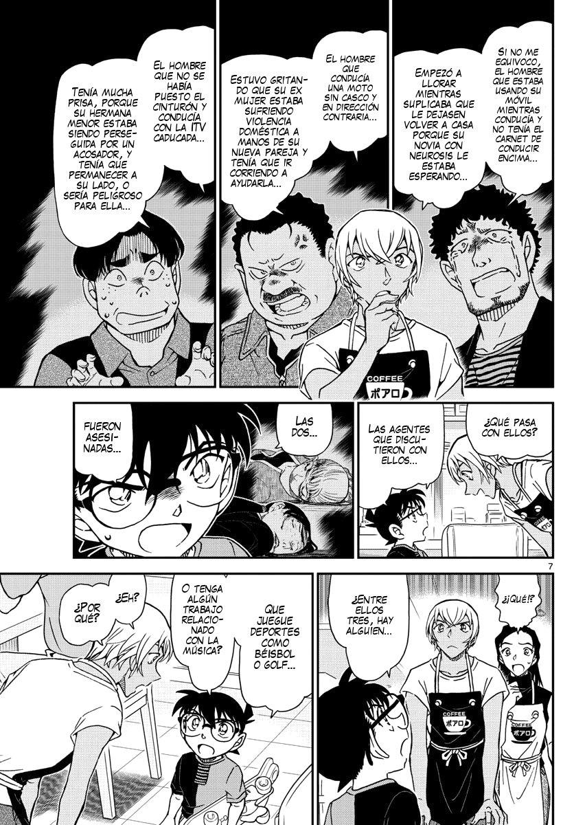 Detective Conan Capitulo 1015: Asesinatos en serie a mujeres policía página 8