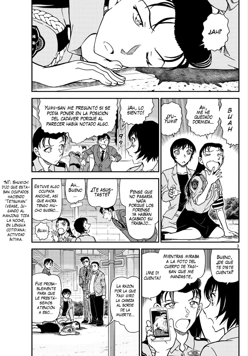 Detective Conan Capitulo 1016: Señal de "Prohibido aparcar" página 4