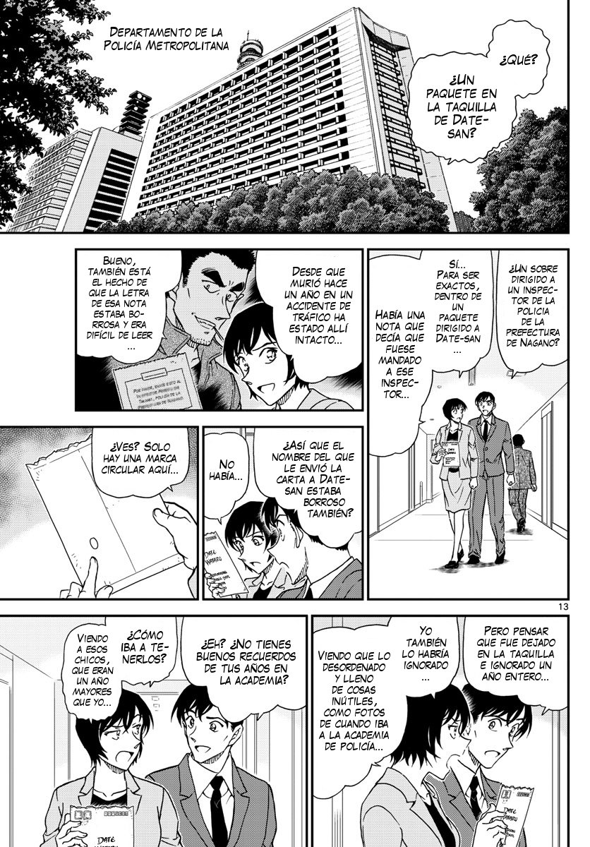 Detective Conan Capitulo 1021: Las pertenencias del fallecido página 14
