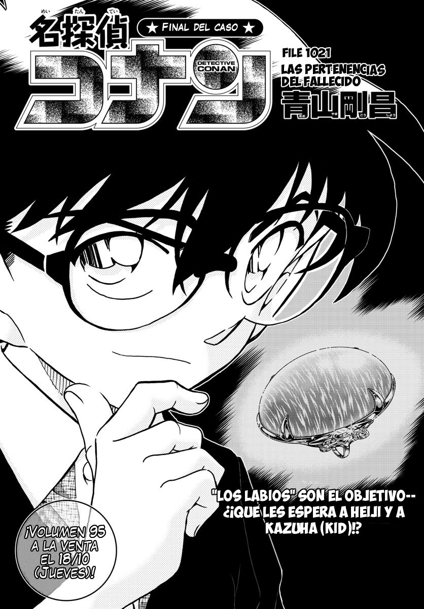 Detective Conan Capitulo 1021: Las pertenencias del fallecido página 2