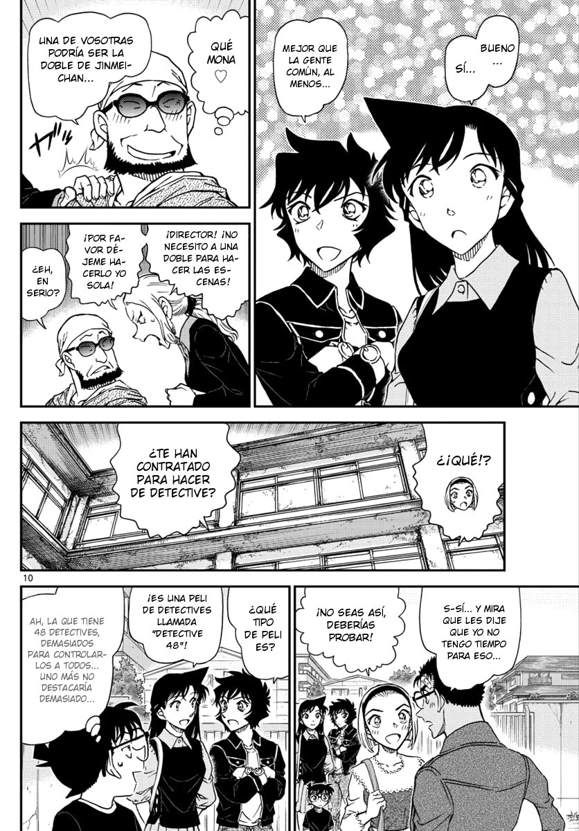 Detective Conan Capitulo 1022: Sustituto página 10