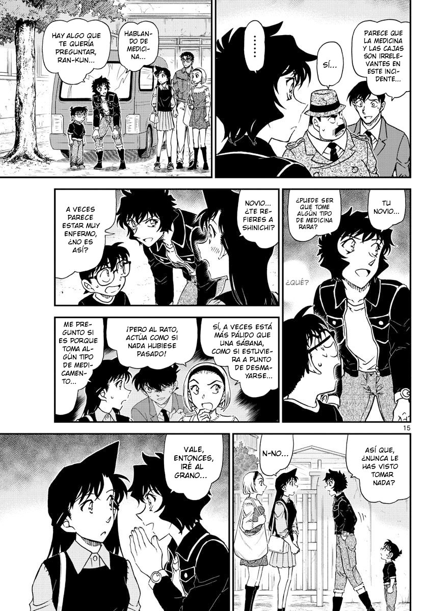 Detective Conan Capitulo 1023: Medicinas extrañas página 15