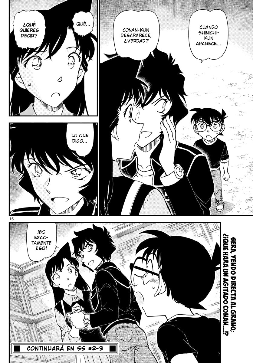 Detective Conan Capitulo 1023: Medicinas extrañas página 16