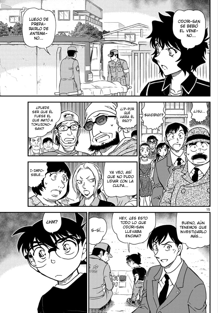 Detective Conan Capitulo 1024: El Interrogatorio de Sera página 15