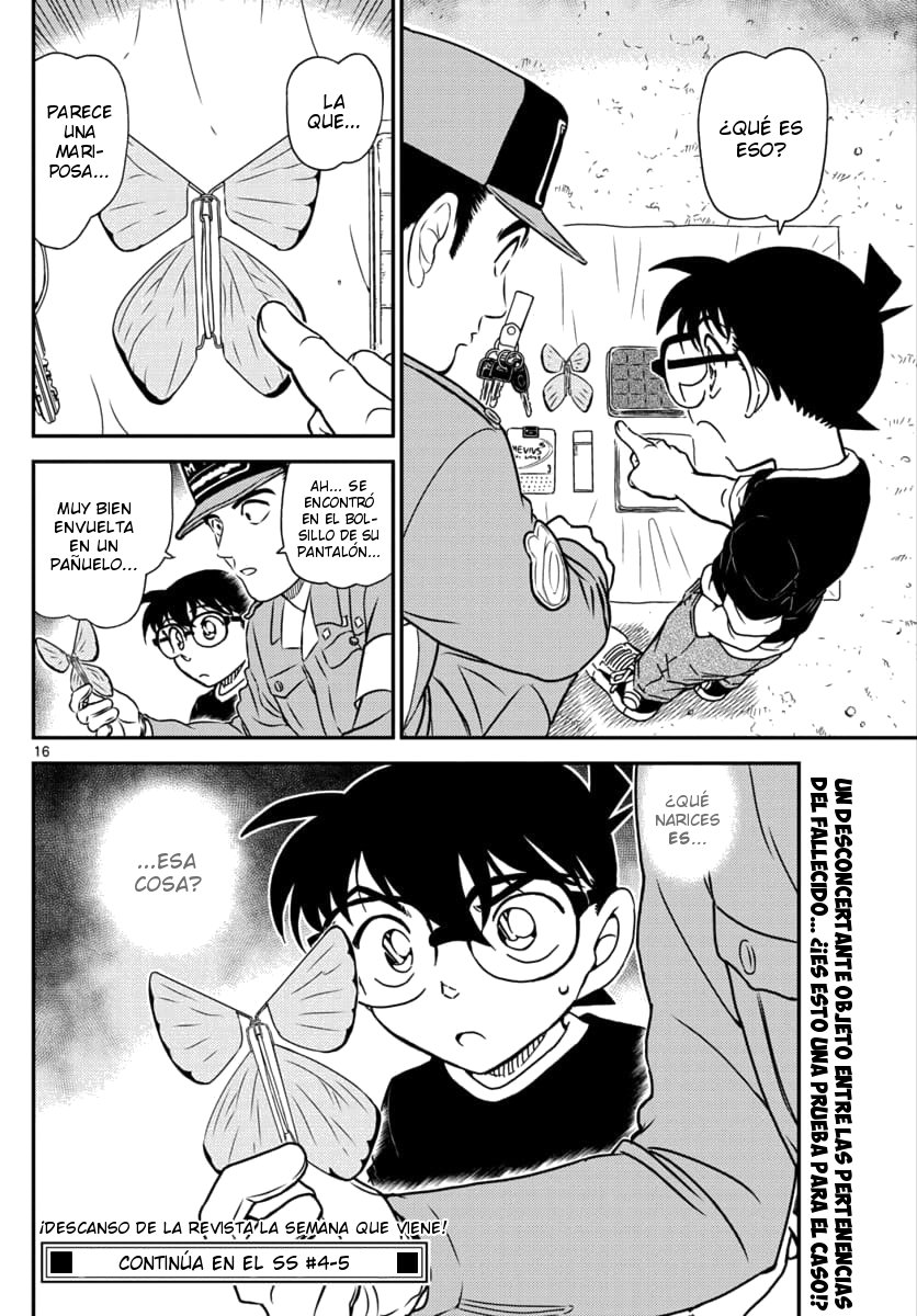 Detective Conan Capitulo 1024: El Interrogatorio de Sera página 16