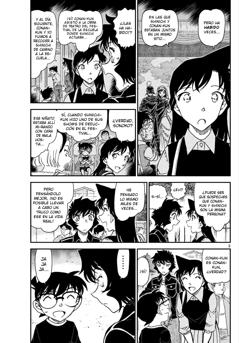 Detective Conan Capitulo 1024: El Interrogatorio de Sera página 3