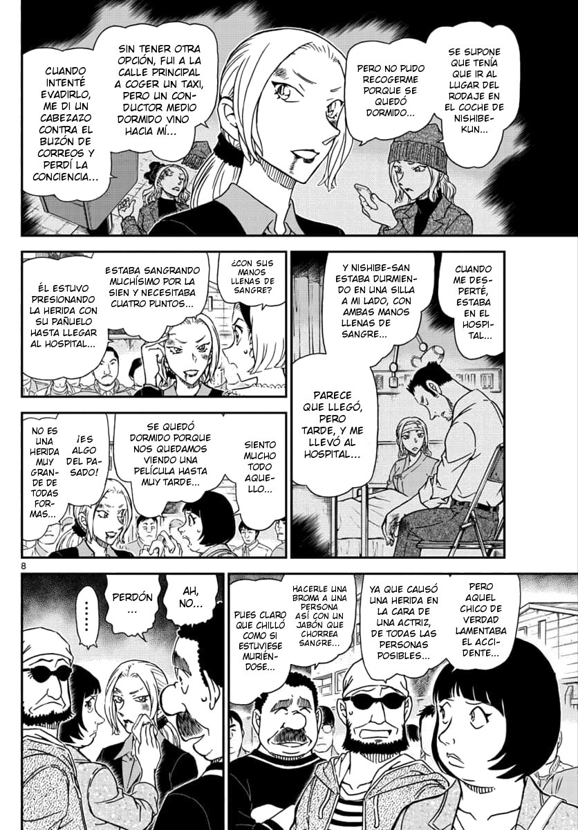 Detective Conan Capitulo 1024: El Interrogatorio de Sera página 8