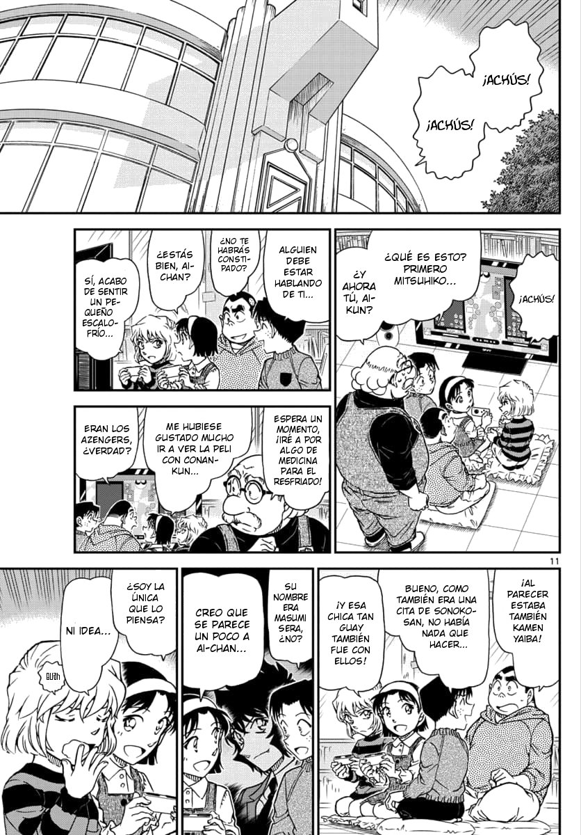 Detective Conan Capitulo 1025: Un chico maduro página 11