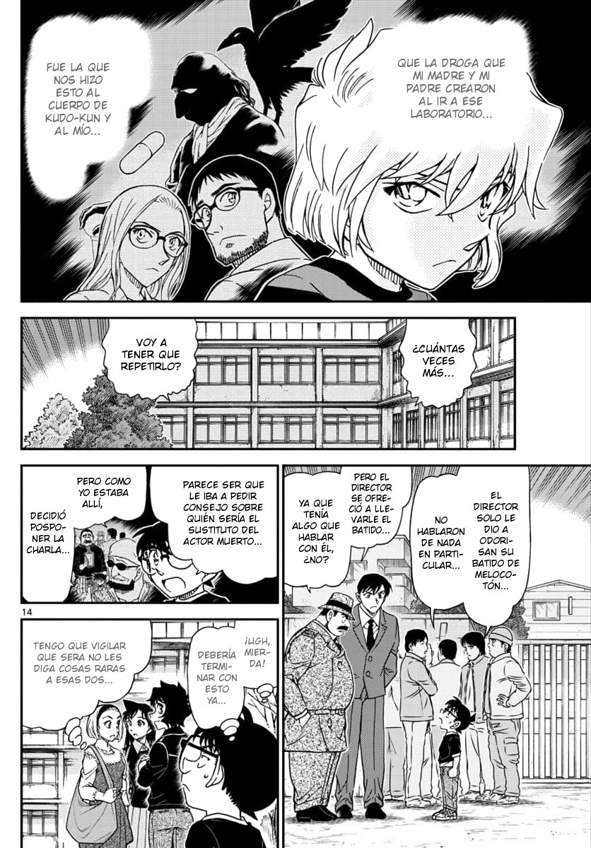 Detective Conan Capitulo 1025: Un chico maduro página 14