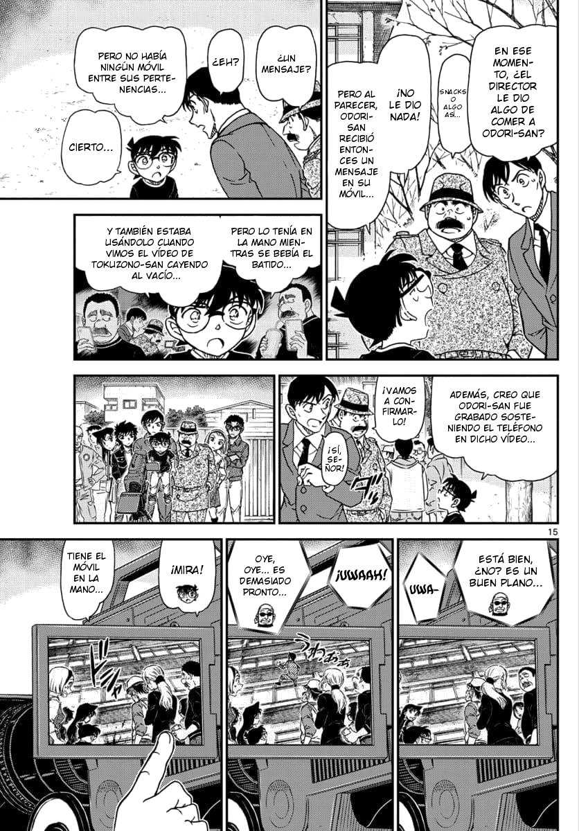Detective Conan Capitulo 1025: Un chico maduro página 15