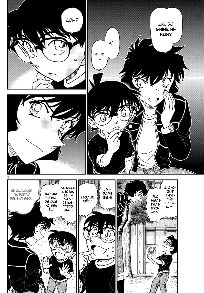 Detective Conan Capitulo 1025: Un chico maduro página 8