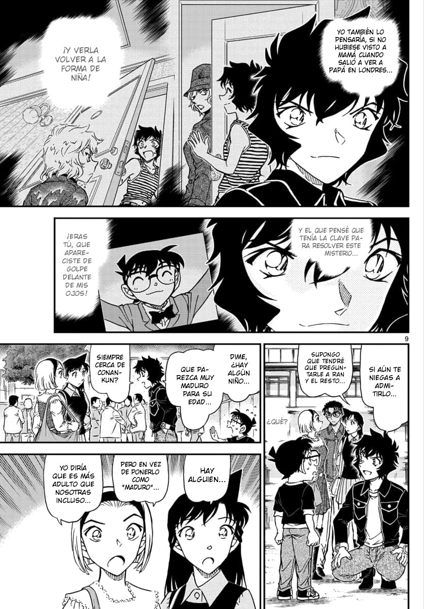 Detective Conan Capitulo 1025: Un chico maduro página 9