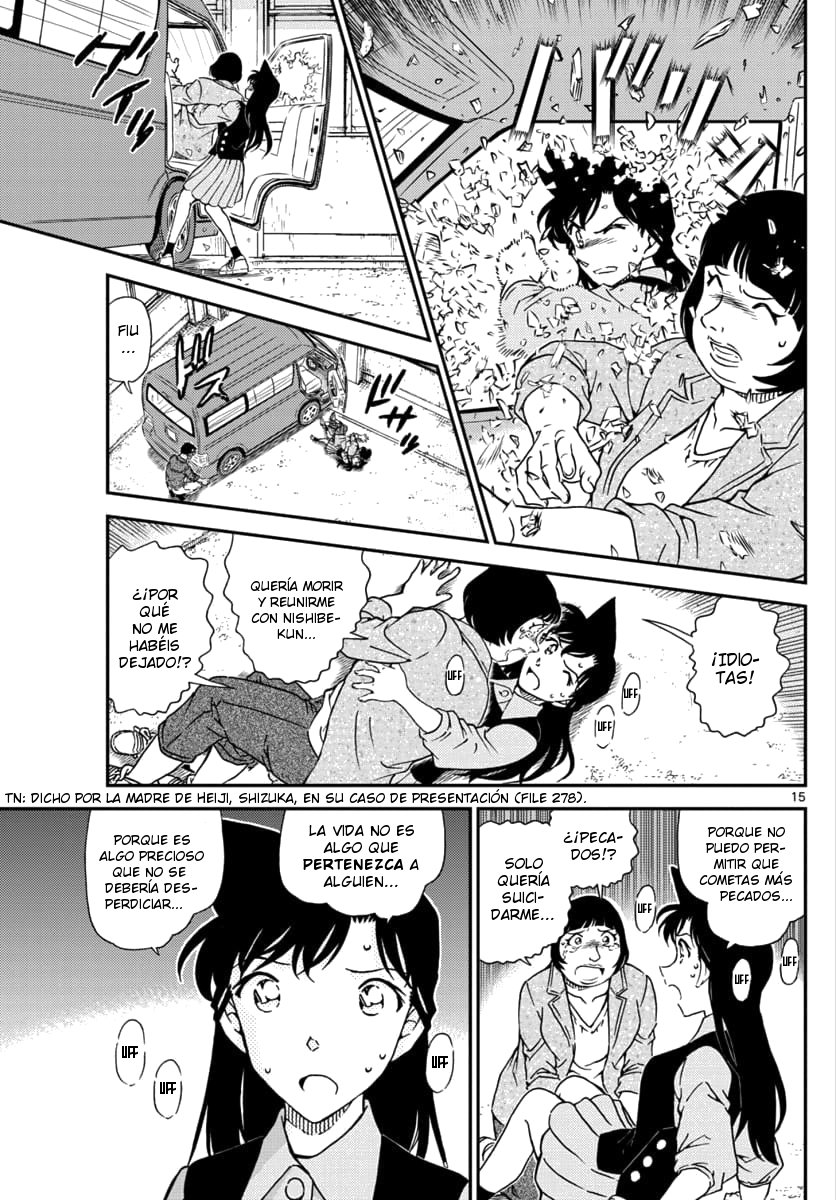 Detective Conan Capitulo 1026: Porque es algo precioso... página 15