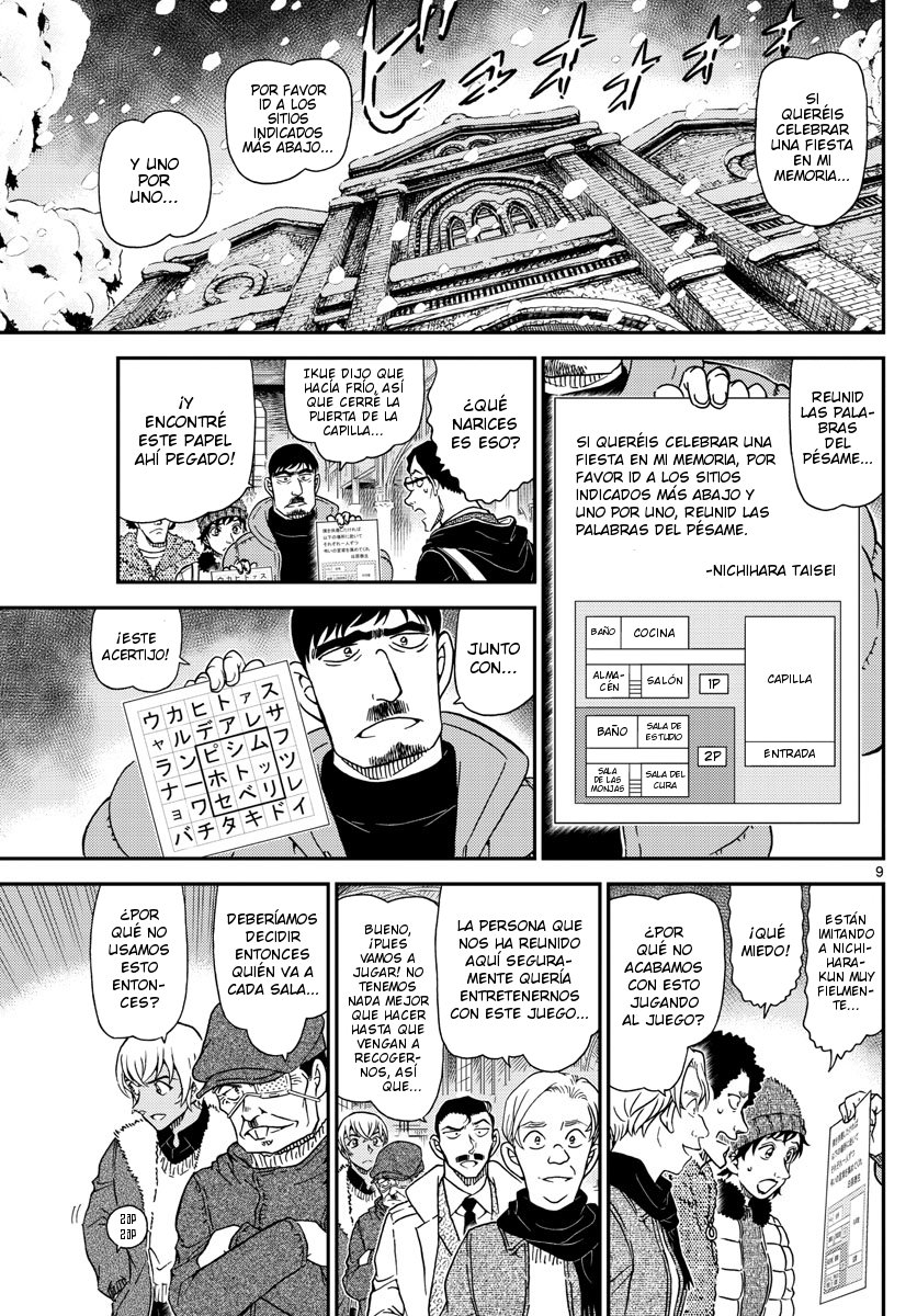 Detective Conan Capitulo 1028: La villa montañosa en las montañas nevadas página 10