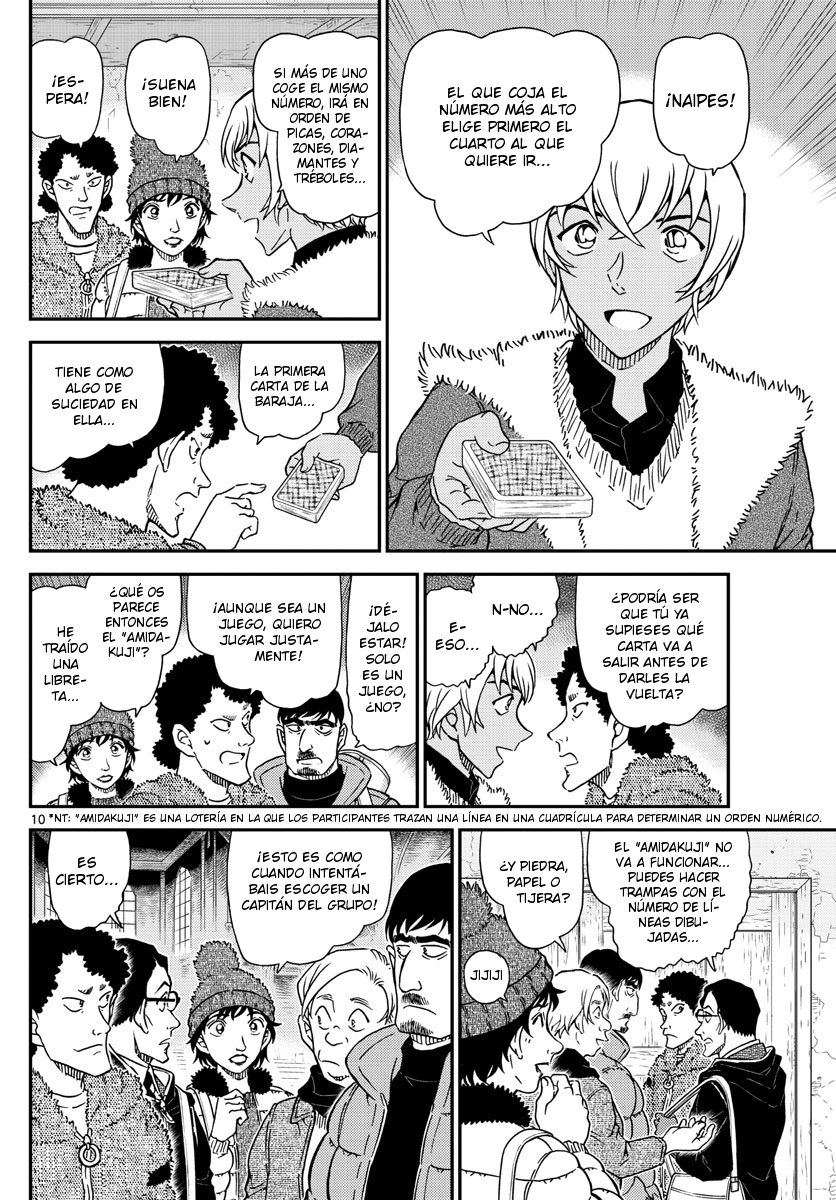 Detective Conan Capitulo 1028: La villa montañosa en las montañas nevadas página 11