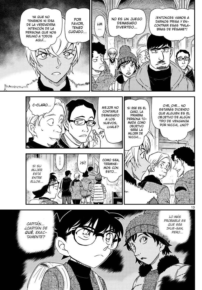 Detective Conan Capitulo 1028: La villa montañosa en las montañas nevadas página 14