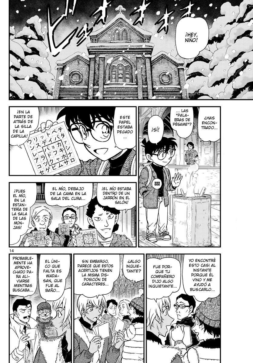 Detective Conan Capitulo 1028: La villa montañosa en las montañas nevadas página 15
