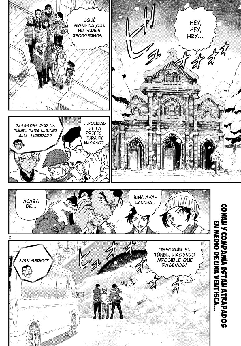 Detective Conan Capitulo 1028: La villa montañosa en las montañas nevadas página 3