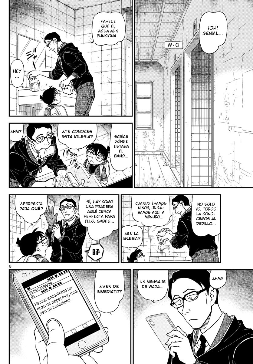 Detective Conan Capitulo 1028: La villa montañosa en las montañas nevadas página 9
