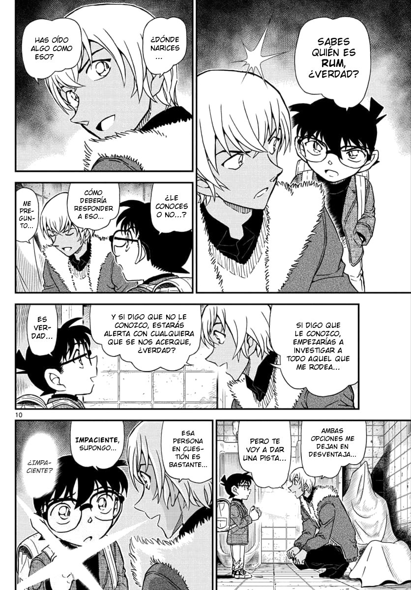Detective Conan Capitulo 1029: Capaz de dormir a los niños que lloran página 10