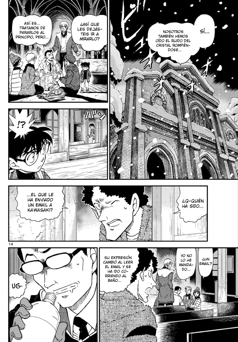 Detective Conan Capitulo 1029: Capaz de dormir a los niños que lloran página 14