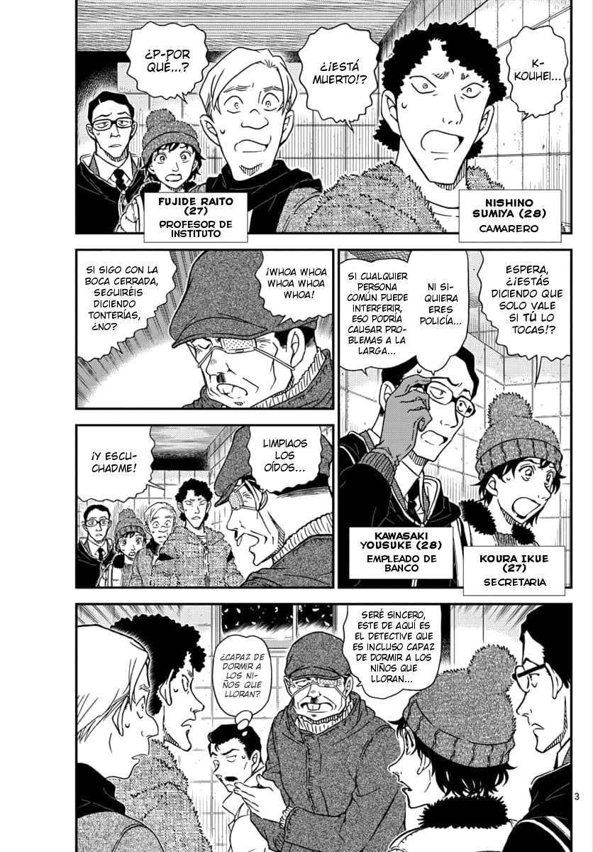 Detective Conan Capitulo 1029: Capaz de dormir a los niños que lloran página 3