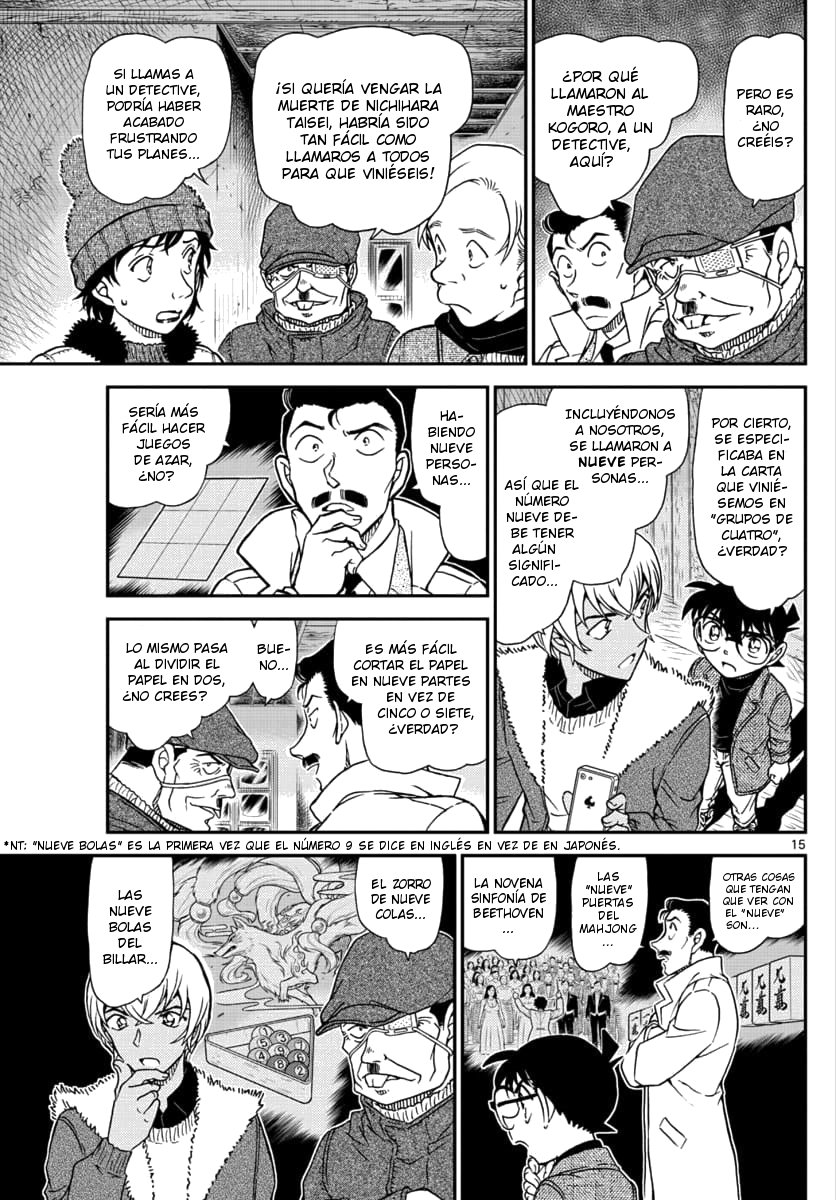 Detective Conan Capitulo 1030: Como tú... página 15