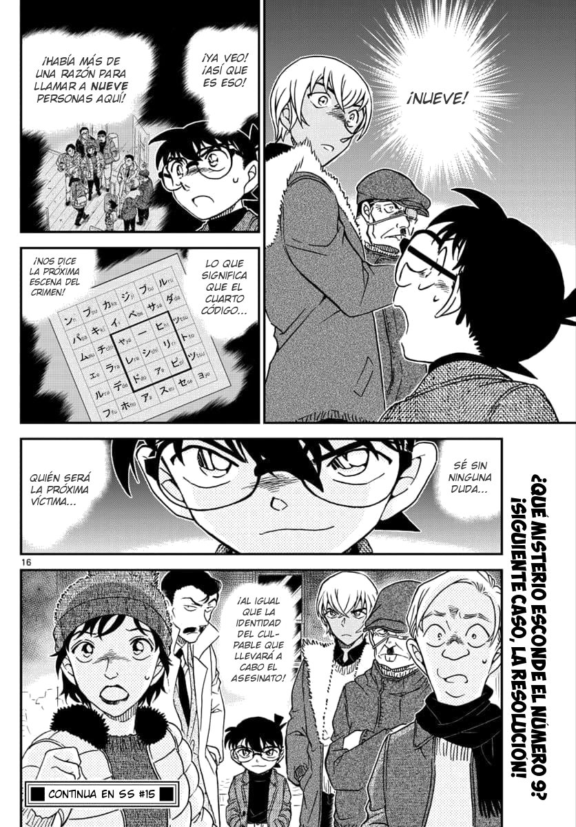 Detective Conan Capitulo 1030: Como tú... página 16