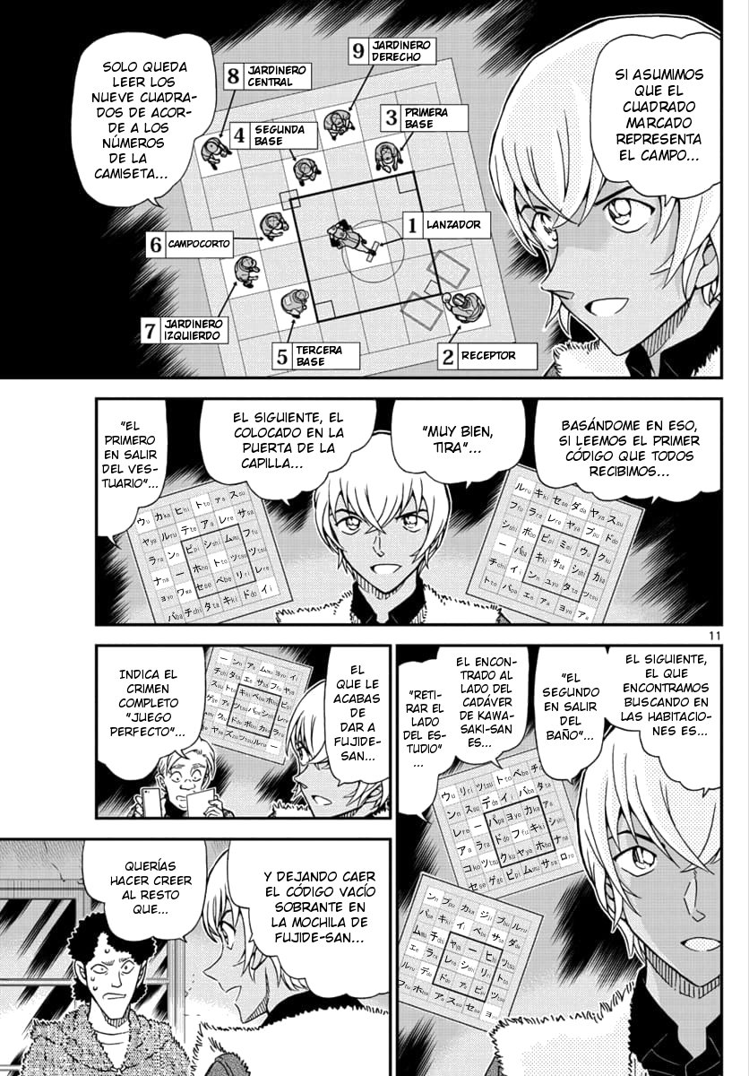 Detective Conan Capitulo 1031: Un sentimiento peligroso página 11