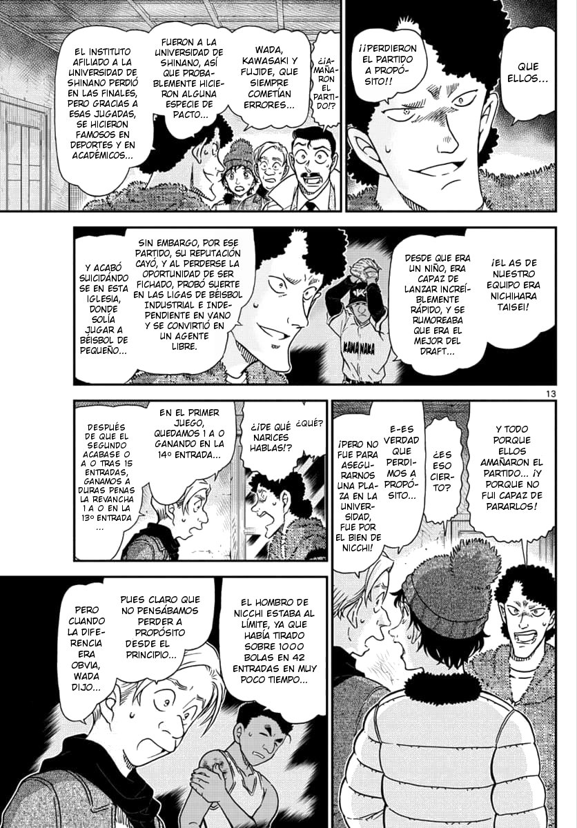 Detective Conan Capitulo 1031: Un sentimiento peligroso página 13