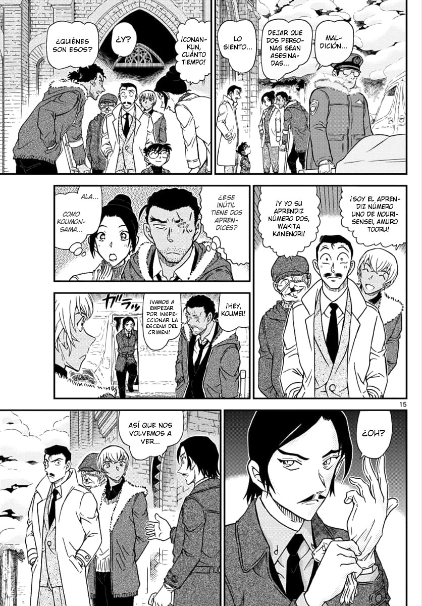Detective Conan Capitulo 1031: Un sentimiento peligroso página 15