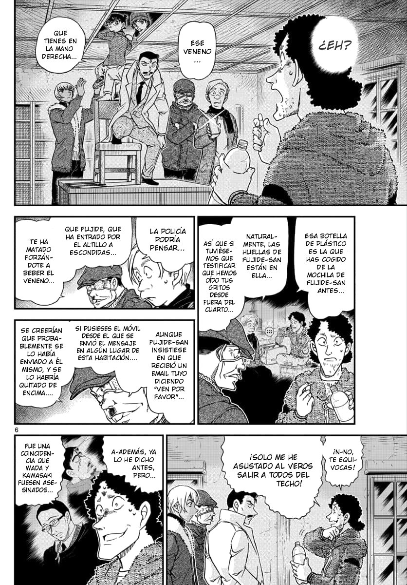 Detective Conan Capitulo 1031: Un sentimiento peligroso página 6