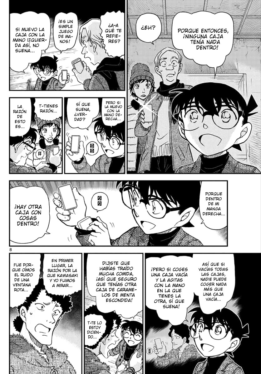 Detective Conan Capitulo 1031: Un sentimiento peligroso página 8