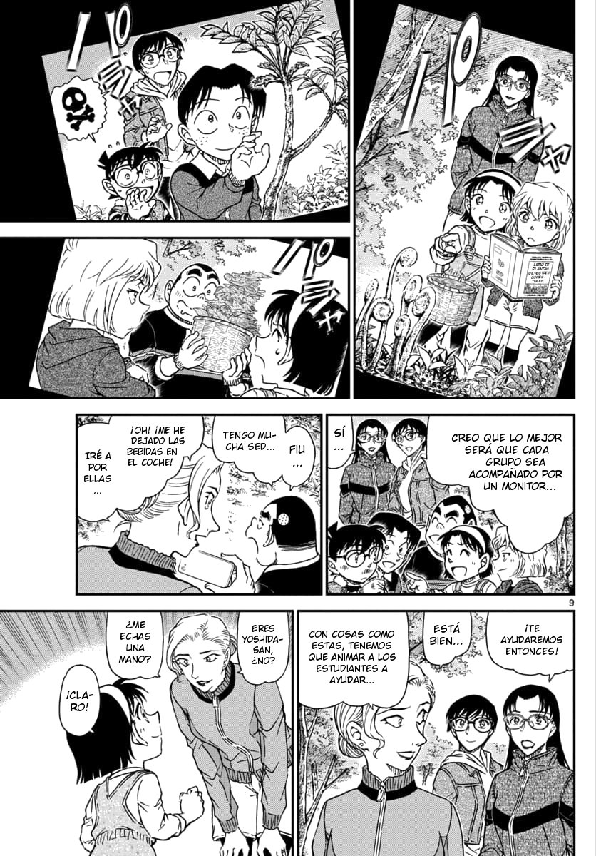 Detective Conan Capitulo 1032: Coleccionando plantas salvajes comestibles página 10