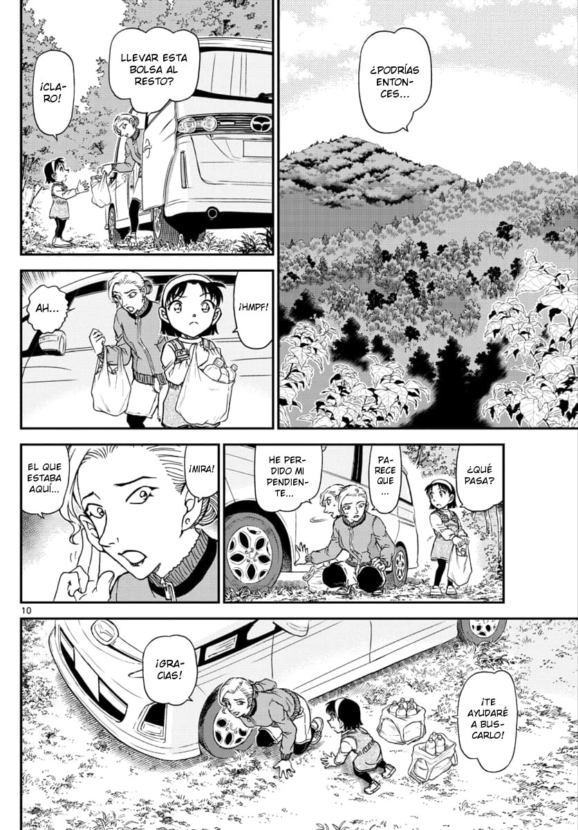 Detective Conan Capitulo 1032: Coleccionando plantas salvajes comestibles página 11