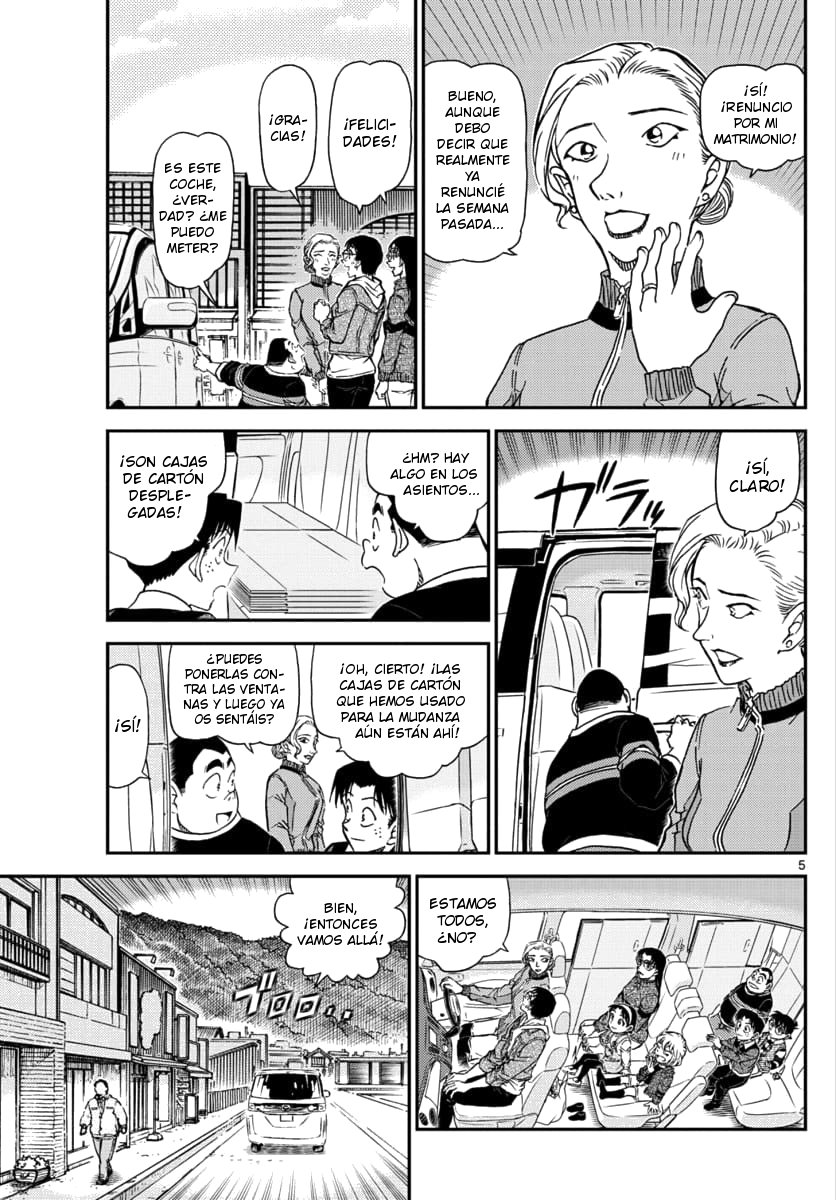 Detective Conan Capitulo 1032: Coleccionando plantas salvajes comestibles página 6