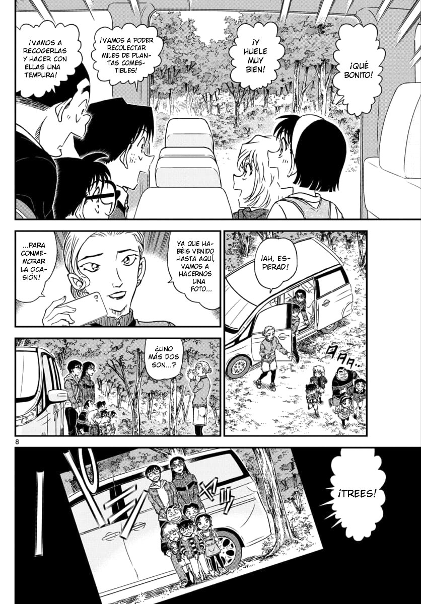 Detective Conan Capitulo 1032: Coleccionando plantas salvajes comestibles página 9