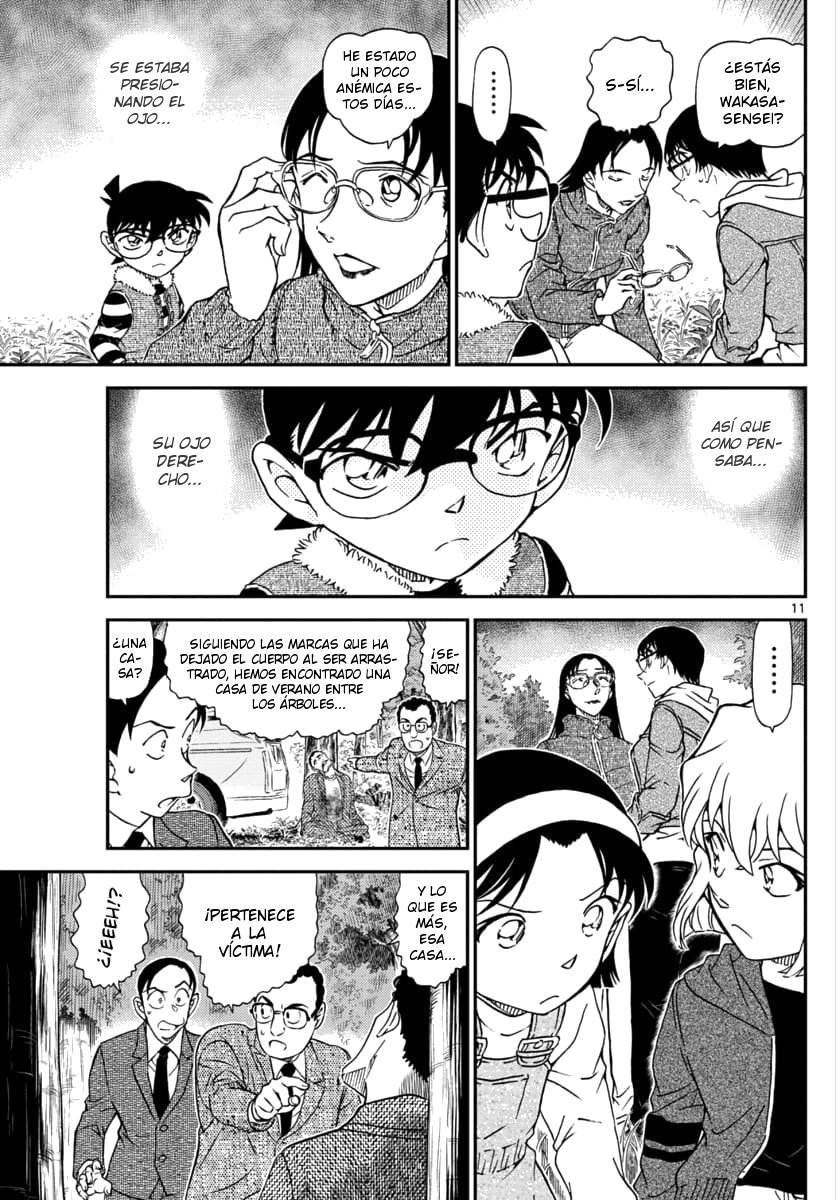 Detective Conan Capitulo 1033: Amuleto de la suerte página 11