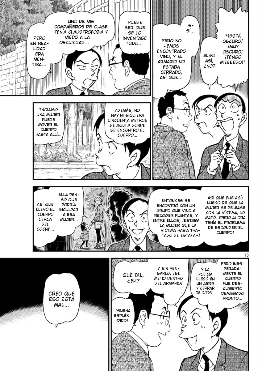 Detective Conan Capitulo 1033: Amuleto de la suerte página 13