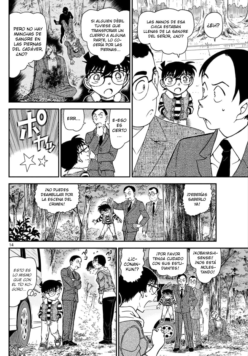 Detective Conan Capitulo 1033: Amuleto de la suerte página 14
