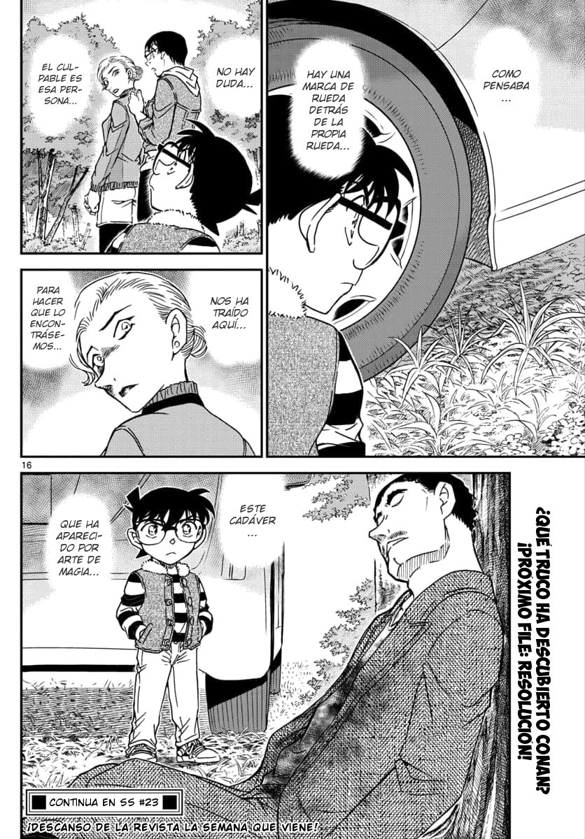 Detective Conan Capitulo 1033: Amuleto de la suerte página 16