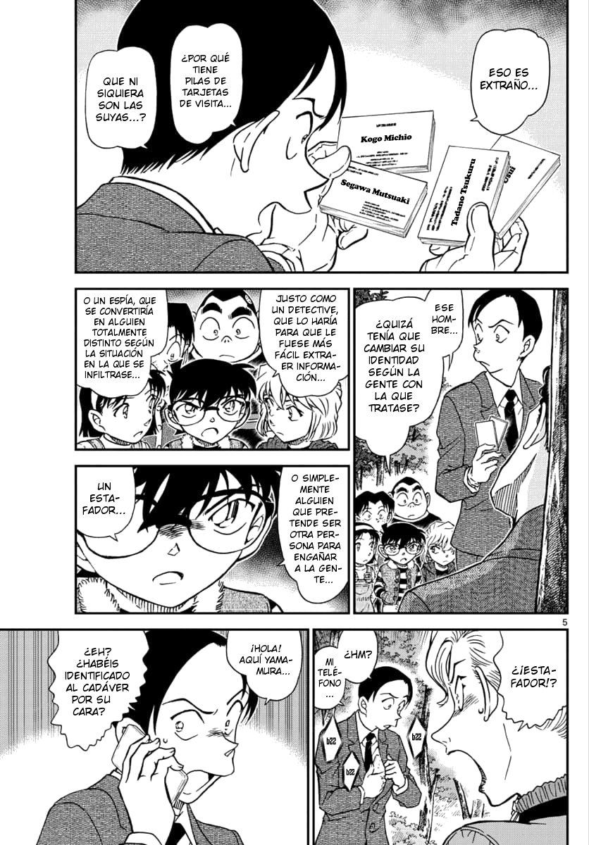 Detective Conan Capitulo 1033: Amuleto de la suerte página 5