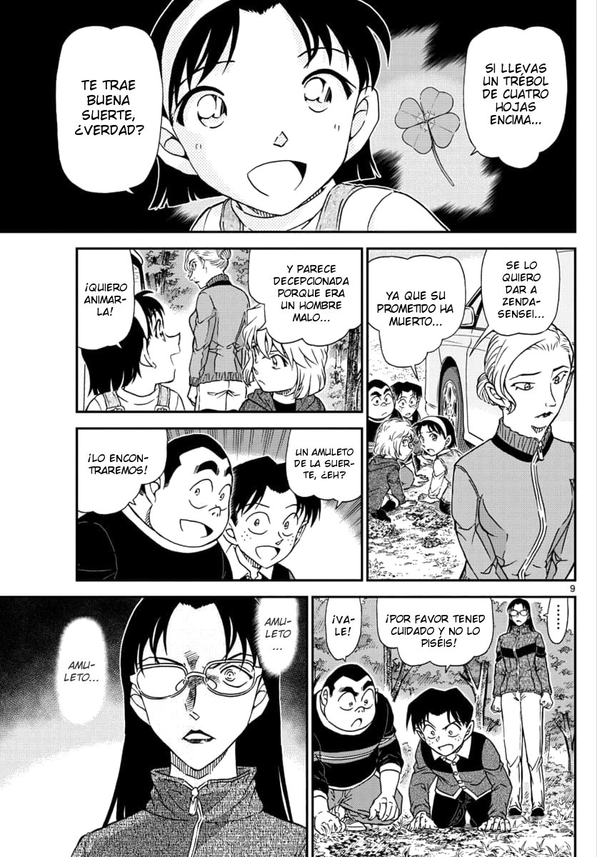 Detective Conan Capitulo 1033: Amuleto de la suerte página 9