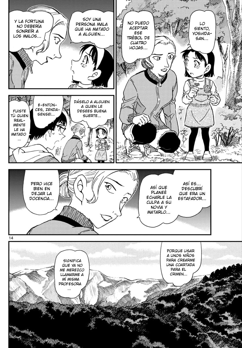 Detective Conan Capitulo 1034: Ya que eres un poco torpe página 14