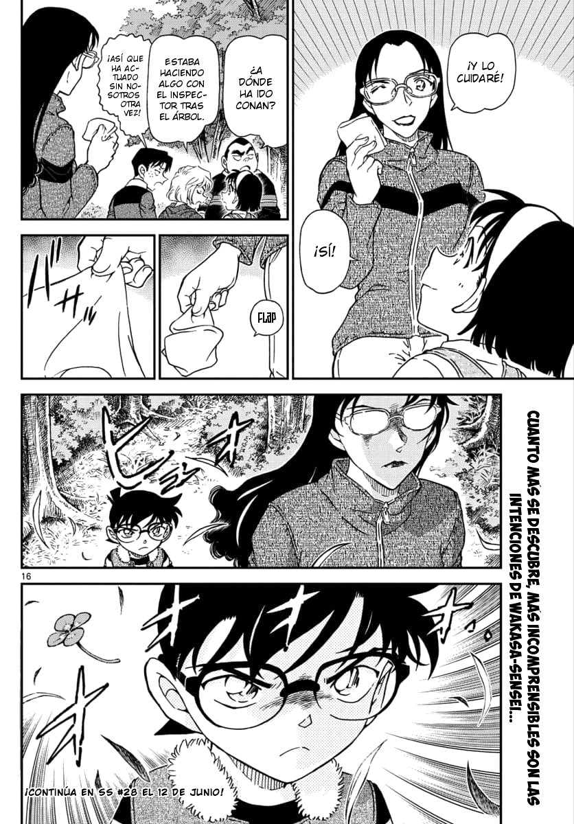 Detective Conan Capitulo 1034: Ya que eres un poco torpe página 16